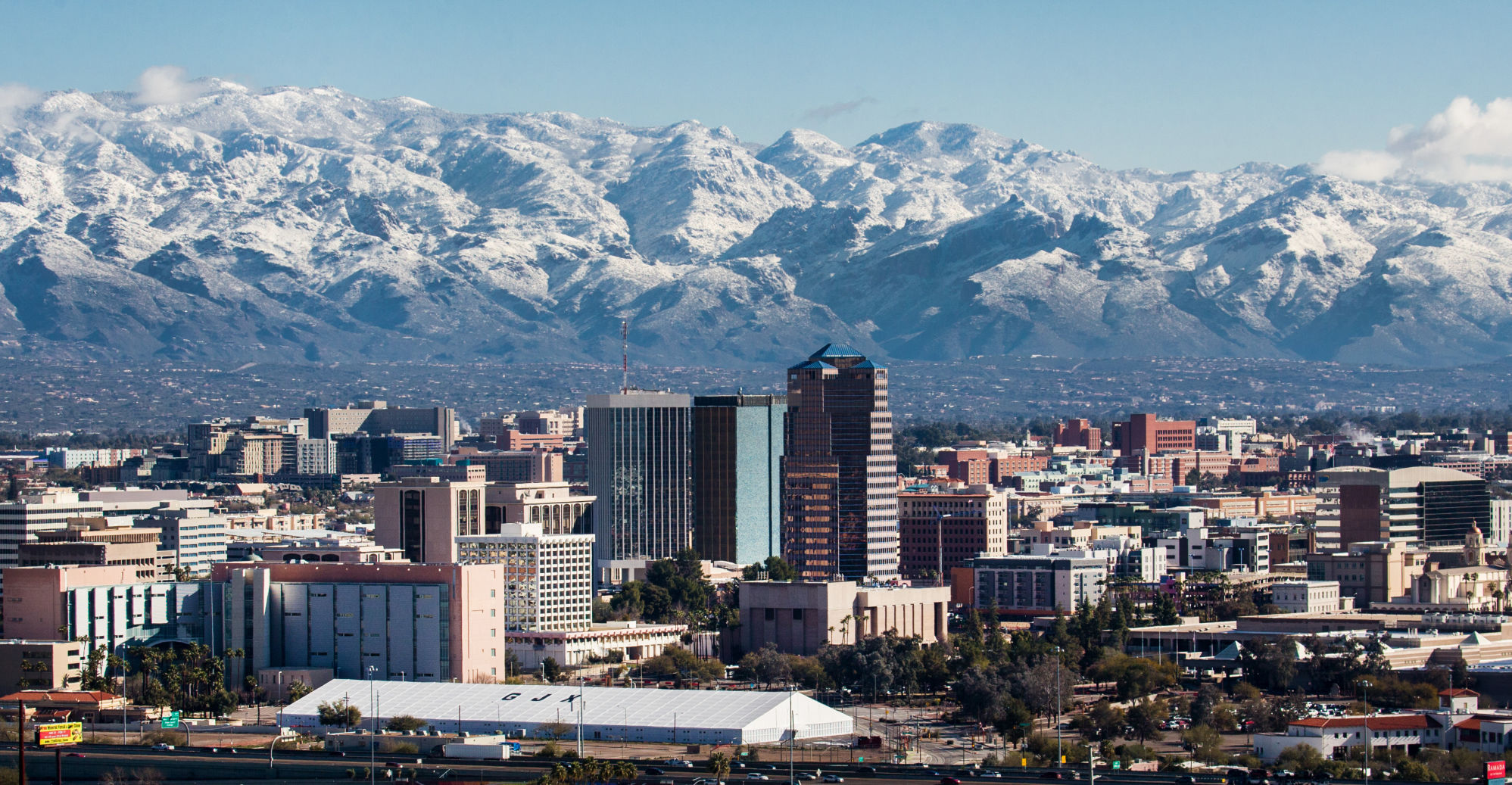 Snow around Tucson